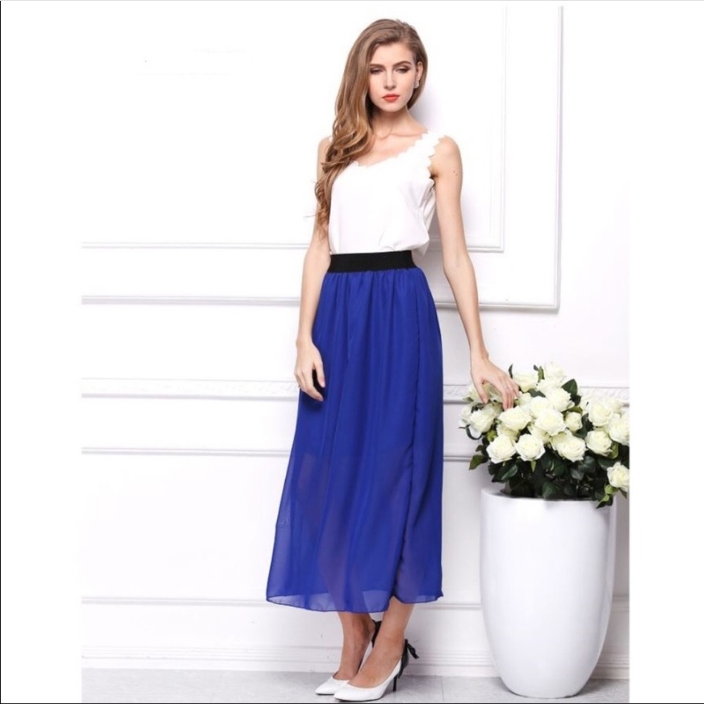 Chiffon Long Skirt